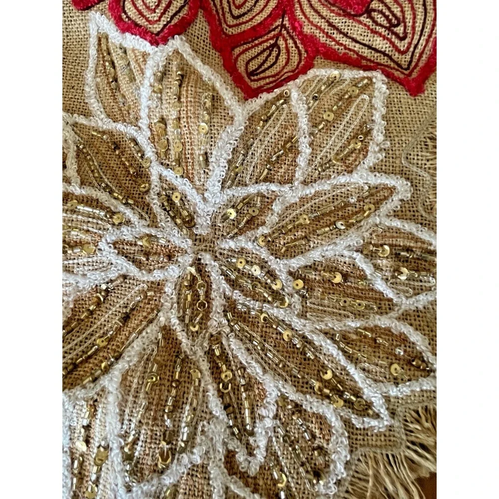Tahari christmas beaded